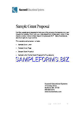 Sample Grant Proposal 2 pdf free